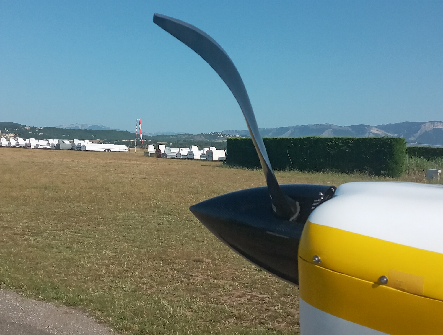 E-Props ASCALON propeller mounted on a direct-drive Lycoming-powered aircraft